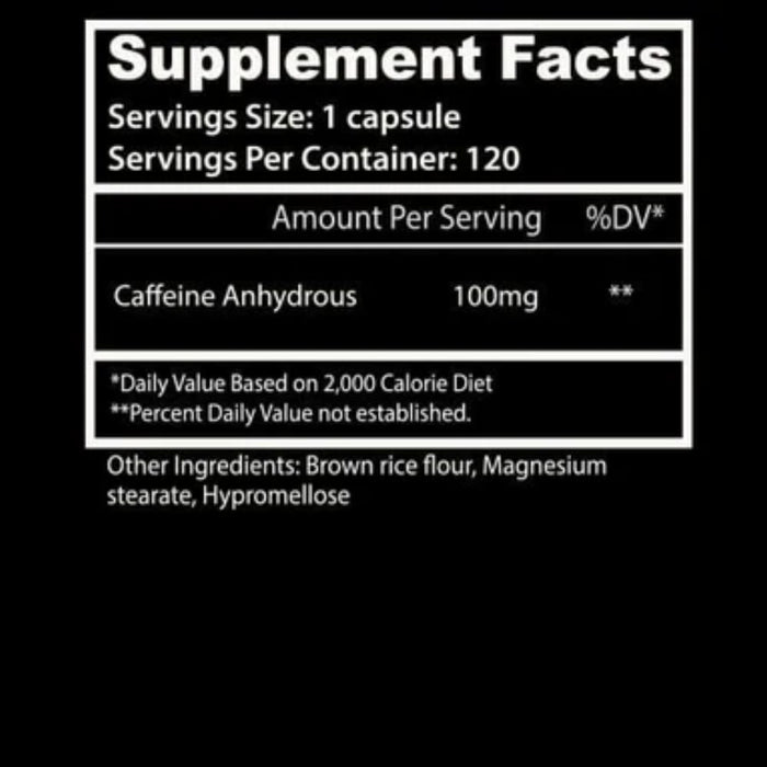 Insane Labz Caffeine 120 Capsules