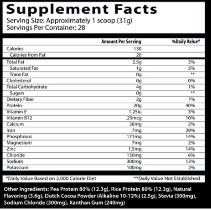 Insane Labz Mother! Plant Based Protein 28 Servings