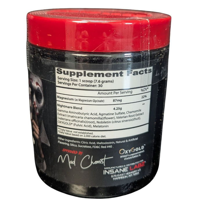 Insane Labz Nightmare Sleep Aid 30 Servings