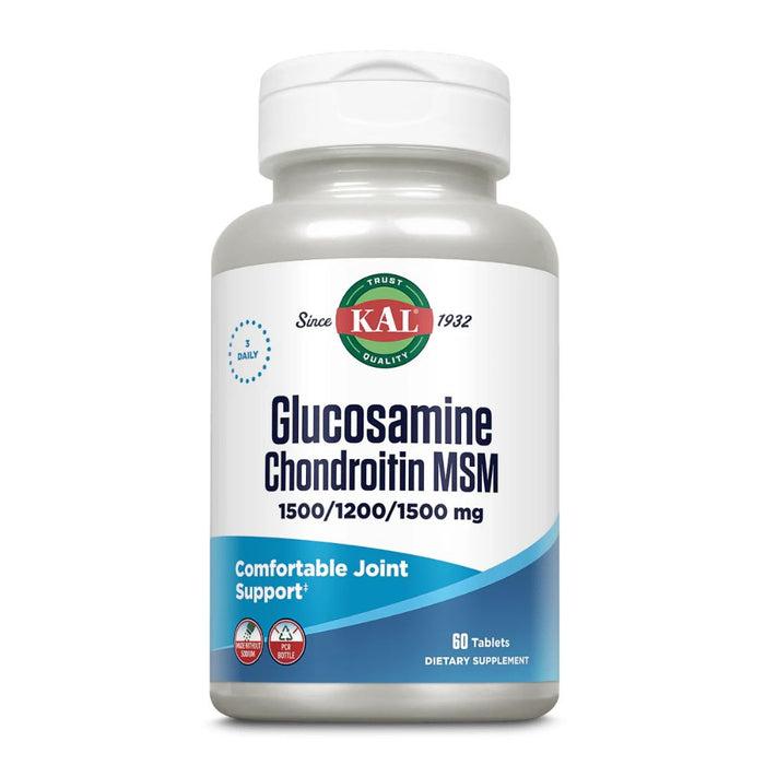 Kal Glucosamine and Chondroitin 60 Tabs