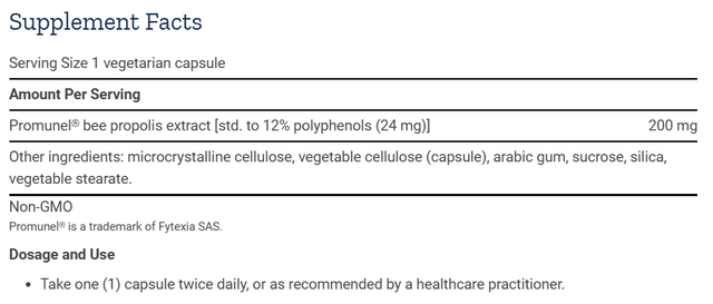 Life Extension Bee Immune 60 Capsules