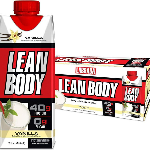 Labrada Lean Body RTD 17oz Drinks 12 Pack