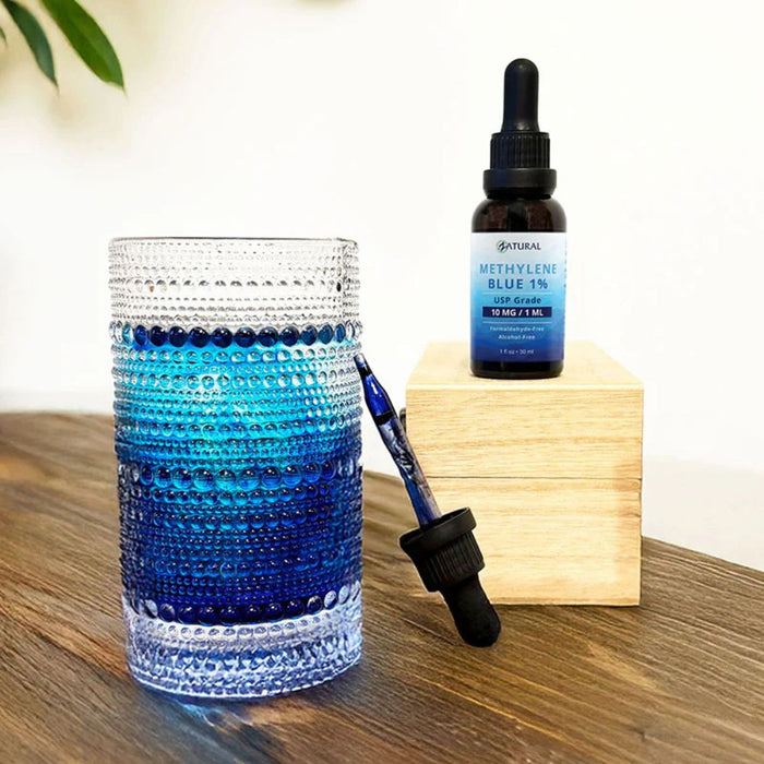 Zatural Methylene Blue 1% USP Grade 10mg 1floz.