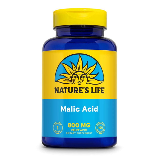 Nature's Life Malic Acid 800mg 100 Tablets