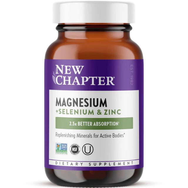 New Chapter Magnesium Selenium & Zinc 90 Tablets