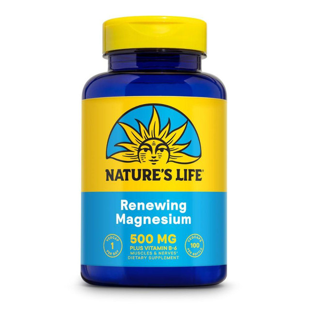 Nature's Life Renewing Magnesium 500mg 100 Capsules