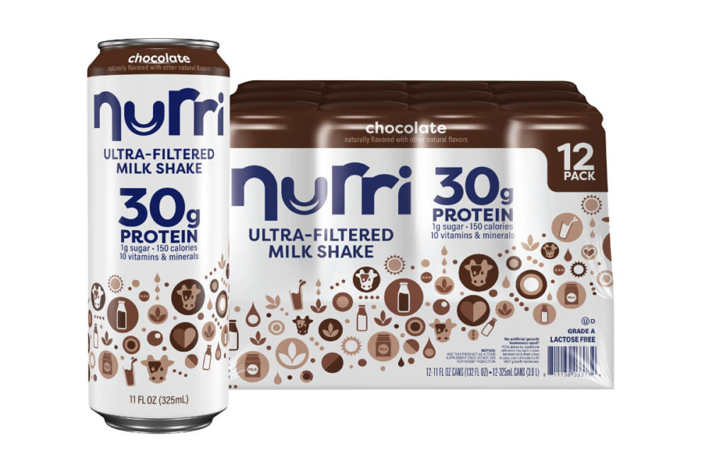 Nurri Chocolate Protein Shakes, 11 fl oz, 12-Pack