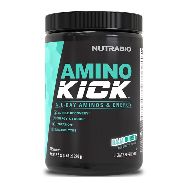 NutraBio Amino Kick 30 Servings