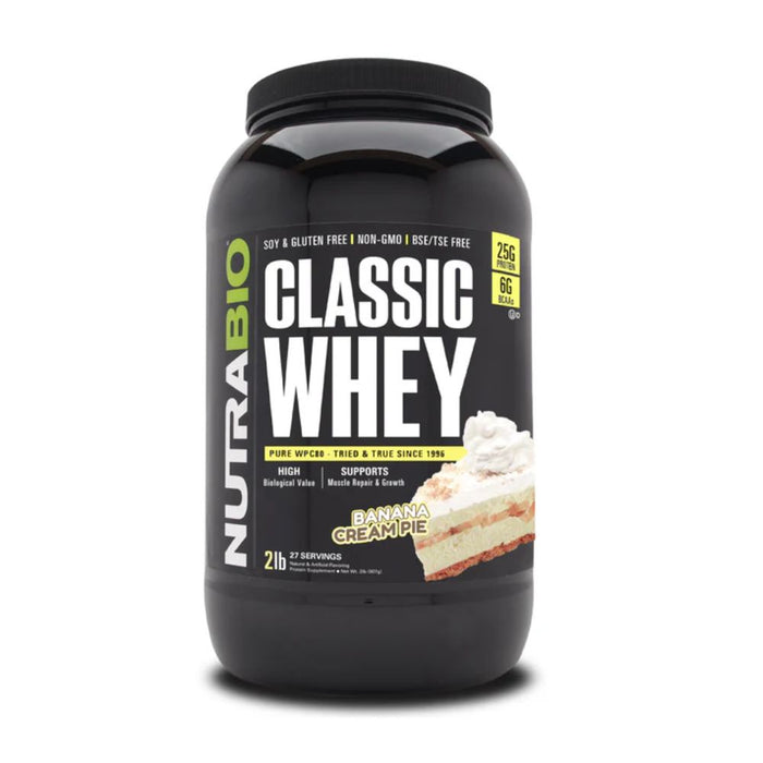 NutraBio Classic Whey Protein 2lb