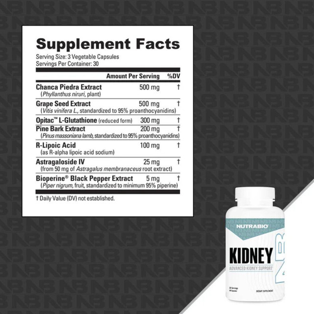 Nutrabio Kidney 90 Capsules