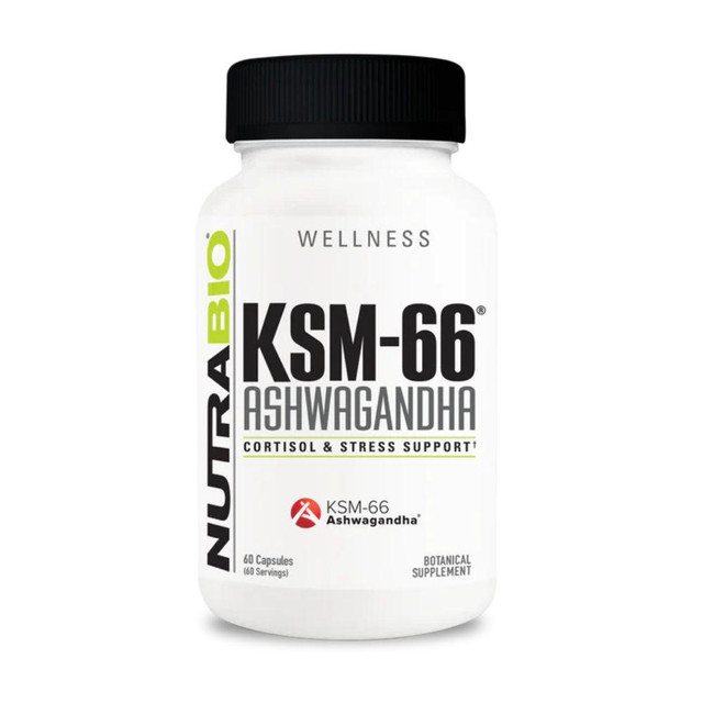 Nutrabio KSM-66 Ashwagandha 60 Capsules