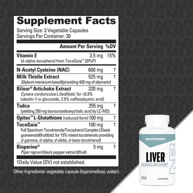 Nutrabio Liver 90 Capsules