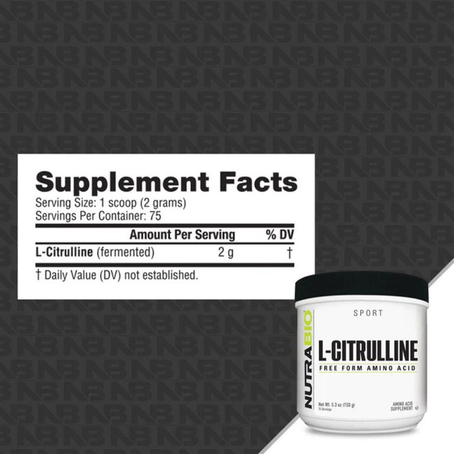 Nutrabio L-Citrulline Powder