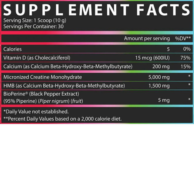 Nutrex Research Creatine + HMB 30 Servings