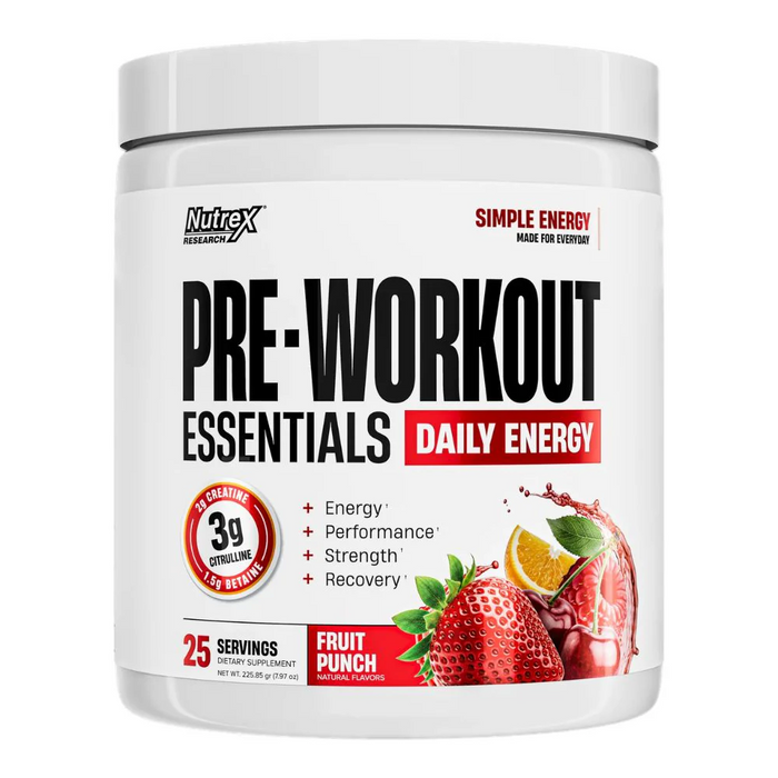 Nutrex Research Pre Workout Essentials 25 Servings