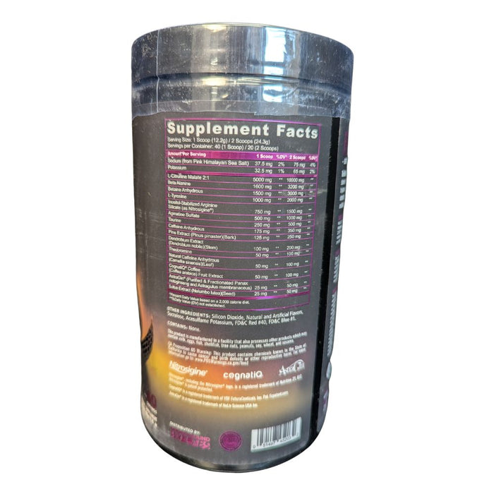 Panda Supps Pandemic Black Mamba Limited Edition Pre Workout 20 Servings