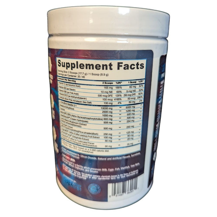 Panda Supps Pump Stim Free Pre-Workout 20 Servings