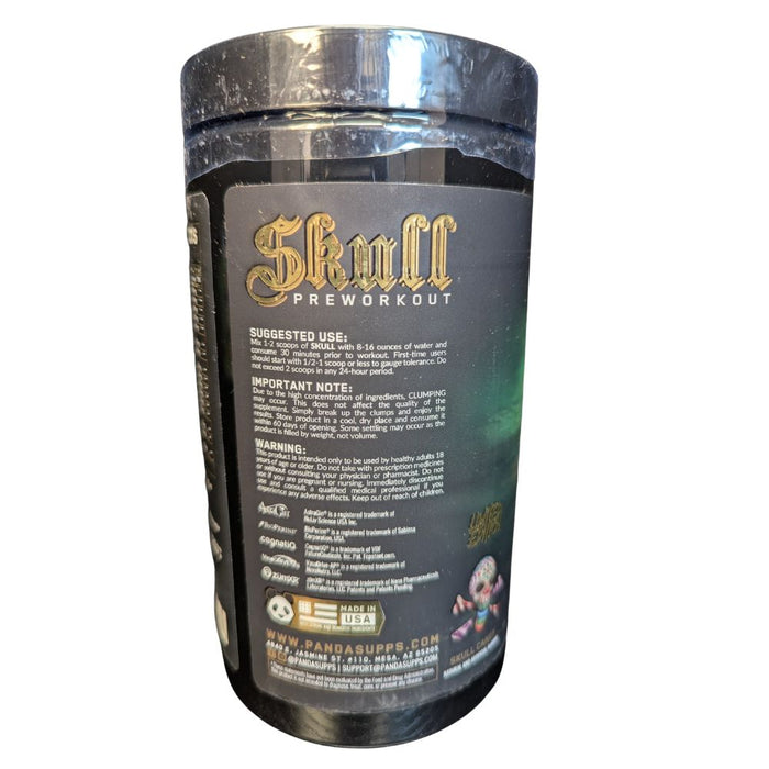 Panda Skull Pre Workout Limited Edition Skull Candy