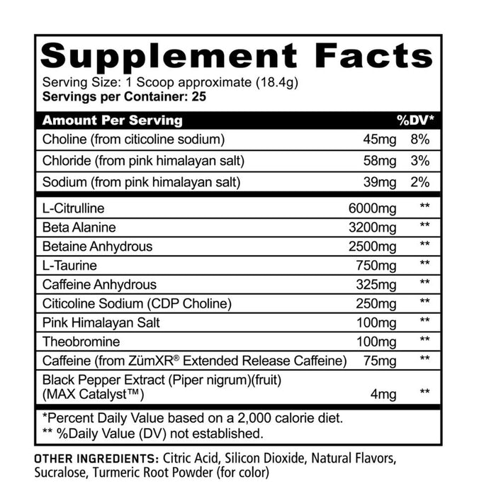 Panda Supps Pando Preworkout 25 Servings