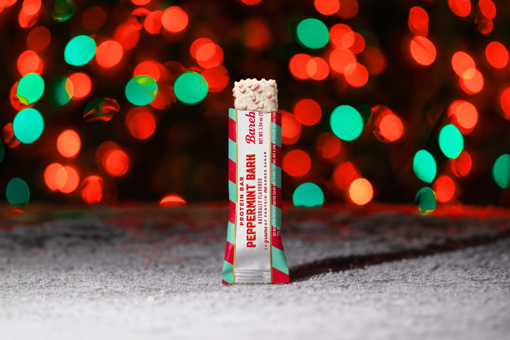 Barebells Peppermint Bark Limited Edition Holiday Bar Single Bar