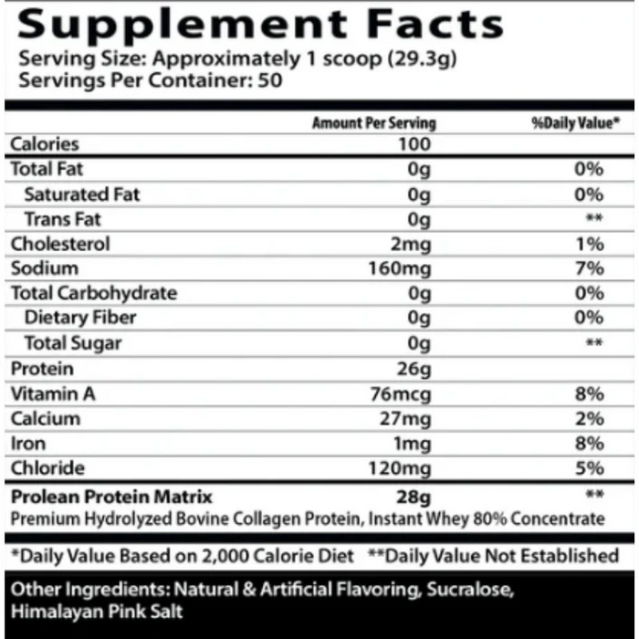 Insane Labz Prolean Protein 50 Servings