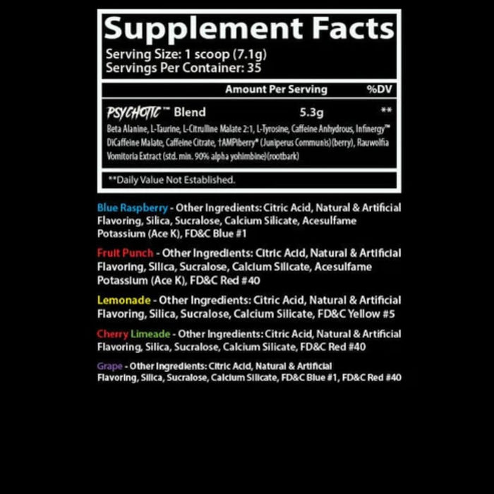 Insane Labz Psychotic Hellboy 35 Servings