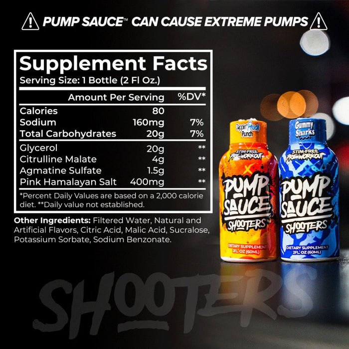 Pump Sauce Shooters (Single Shooter)