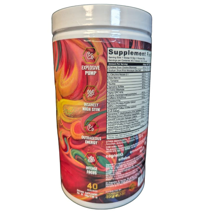 Panda Supps Rampage Chaos Limited Edition Pre Workout 20/40 Servings