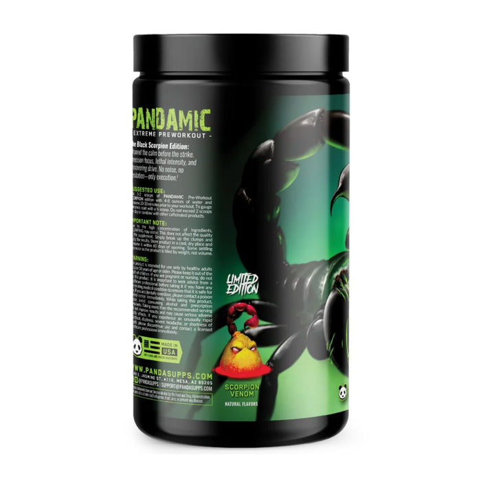 Panda Supps Pandamic Scorpion Venom Limited Edition Preworkout