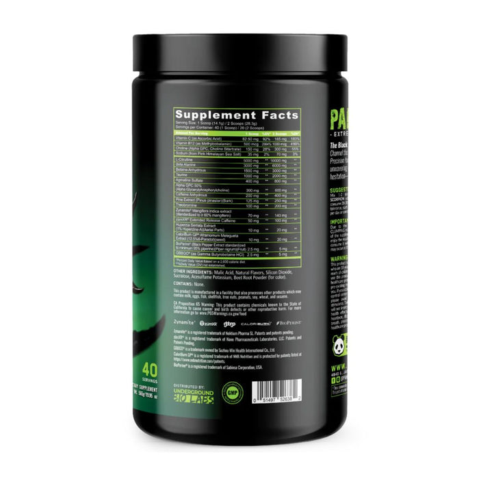 Panda Supps Pandamic Scorpion Venom Limited Edition Preworkout