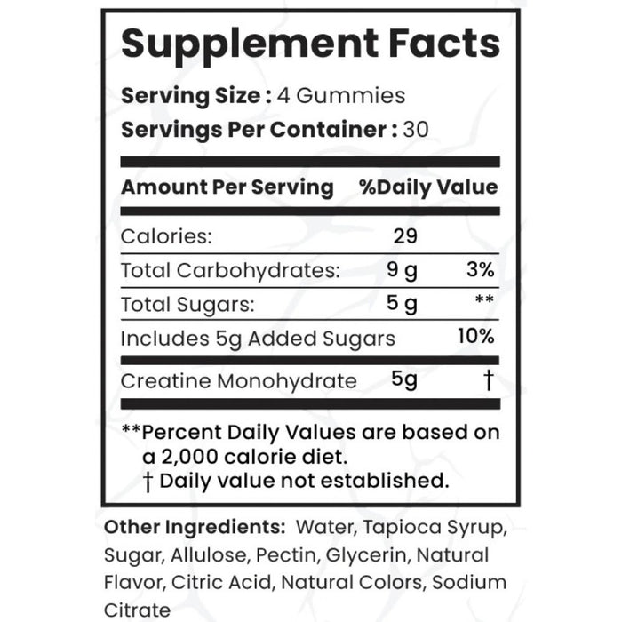 Smash Creatine Gummies 30 Servings