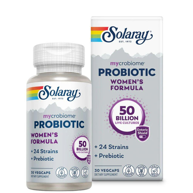 Solaray Mycrobiome Complete Probiotic Women's 30 Capsules