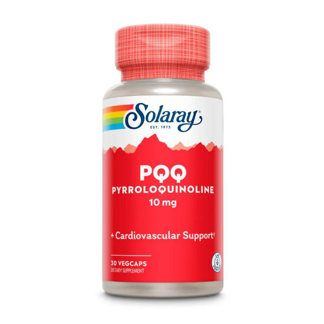 Solaray, PQQ, Pyrroloquinoline, 10 mg 30 Capsules