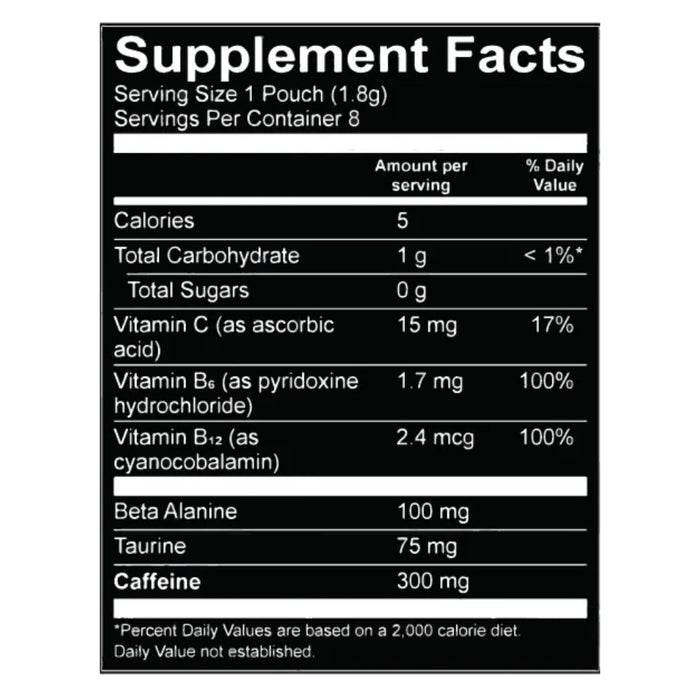 Stiff Lip Supps Dippable Preworkout Pouches