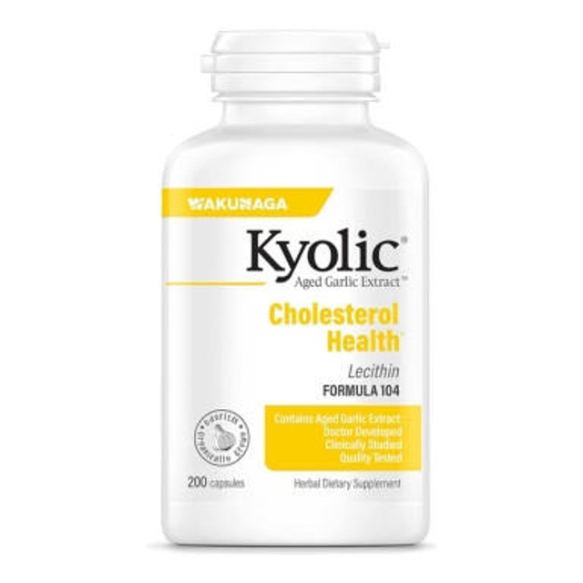 Wakunaga Kyolic Cholesterol Health Formula 104 200 Capsules