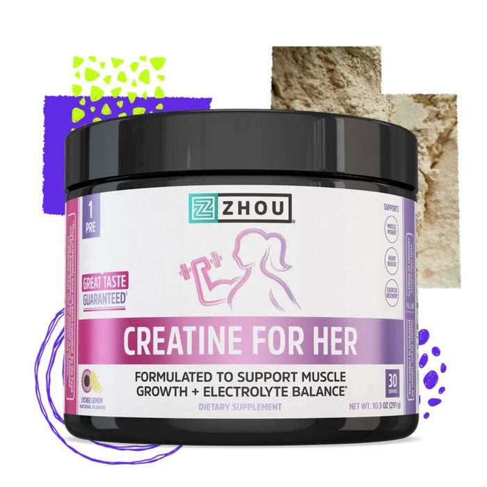 Zhou Creatine For Her 30 Servings