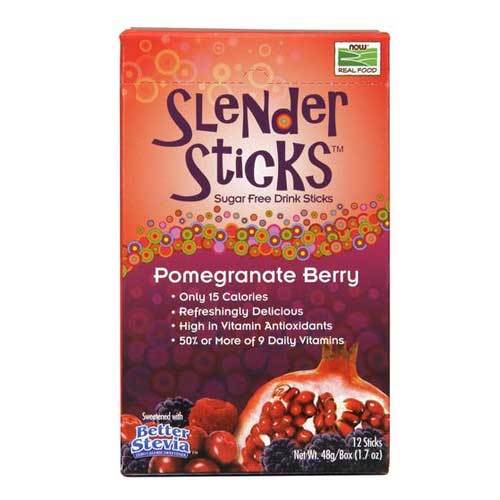 Now Foods Vitamins, Minerals, Herbs & More Now Foods Slender Sticks Pomegra Berry 12 Pack (582256132140)