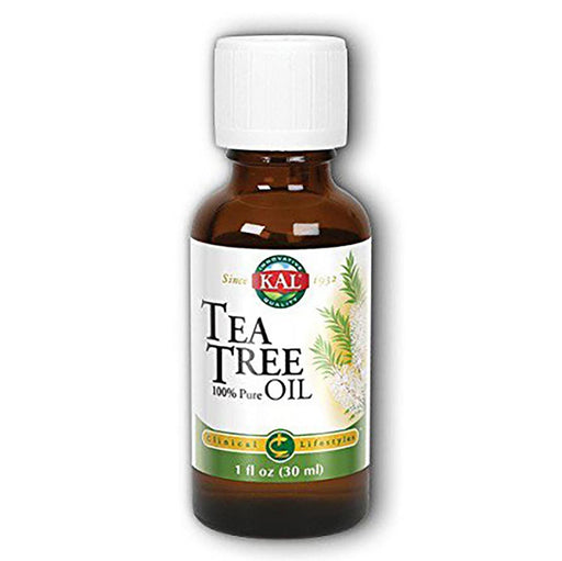 Kal Vitamins, Minerals, Herbs & More Kal 100% Pure Tea Tree Oil 1 fl oz (580737269804)