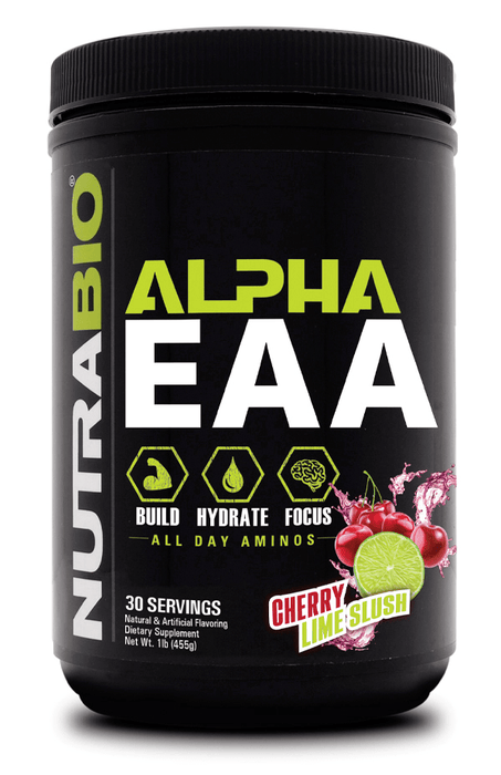 NutraBio Amino Acids Cherry Lime Slush NutraBio Alpha EAA 30/Servings