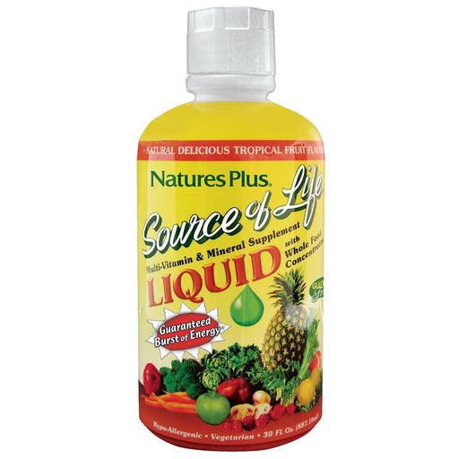 Nature's Plus Vitamins, Minerals, Herbs & More Nature's Plus Source of Life Liquid Multi vitamin 30oz