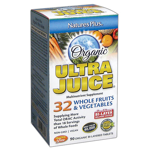 Nature's Plus Vitamins, Minerals, Herbs & More Nature's Plus Ultra Juice 90 Tablets