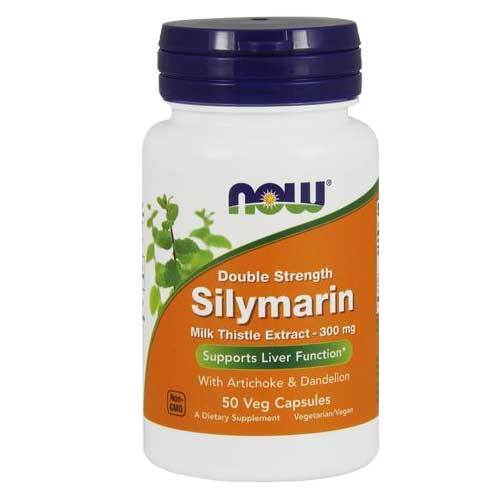 Now Foods Vitamins, Minerals, Herbs & More Now Foods Silymarin Milk Thistle 300 Mg 50 Vegetable Capsules (582272417836)