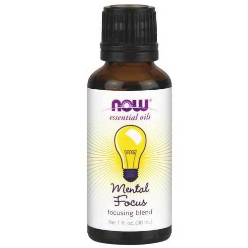 Now Foods Vitamins, Minerals, Herbs & More Now Foods Mental Focus Oil Blend 1 Oz (582227099692)