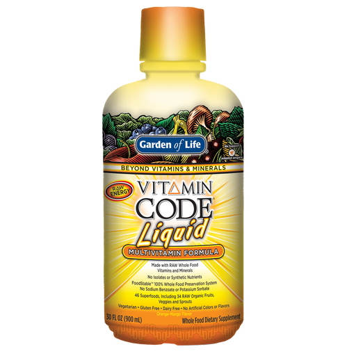 Garden of Life Vitamins & Minerals Default Garden Of Life Vitamin Code Liquid 30 Oz (4042495721516)