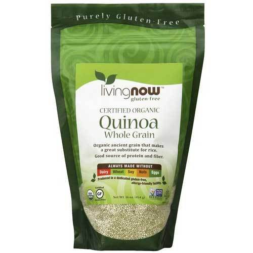 Now Foods Vitamins, Minerals, Herbs & More Now Foods Quinoa Grain Organic 1 Lb (582309642284)