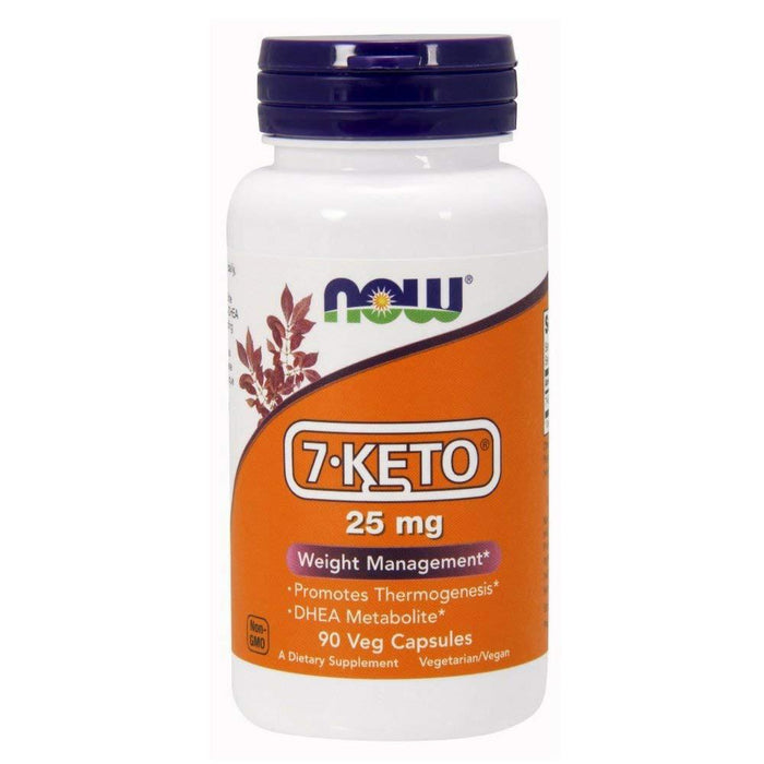 Now Foods Sports Nutrition & More Now Foods 7-Keto 25mg 90 Vegetable Capsules (582269599788)