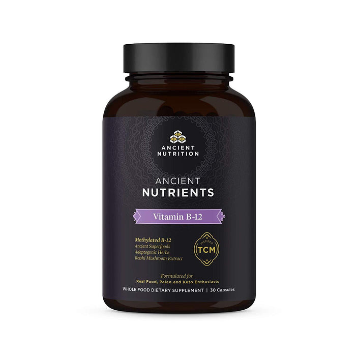 Ancient Nutrition Vitamins & Minerals Ancient Nutrition Nutrients Vitamin B-12 30C (4360290730099)