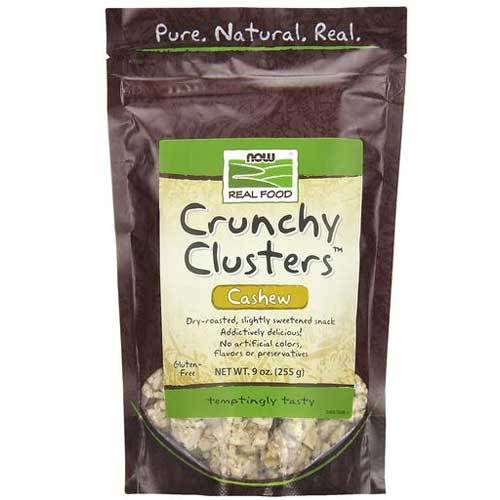 Now Foods Sports Nutrition & More Now Foods Crunchy Clusters Cashews 9 Oz (582241288236)