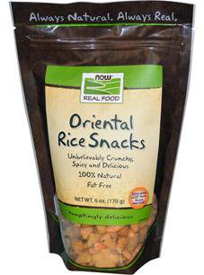 Now Foods Vitamins, Minerals, Herbs & More Now Foods Oriental Rice Snacks 6 oz (580627497004)