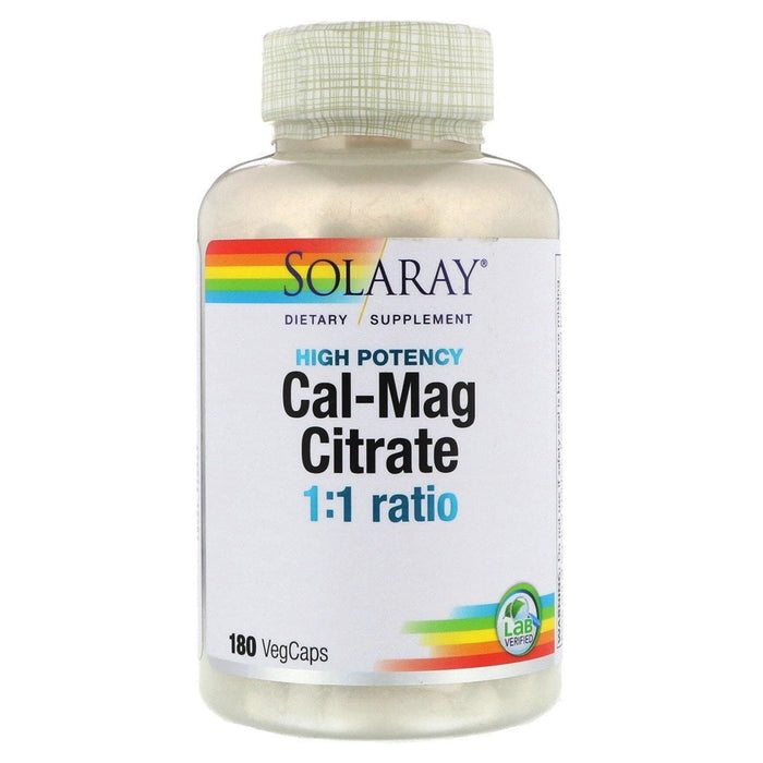 Solaray Store Stock Only SOL CAL-MAG CIT & D 1:1 180C